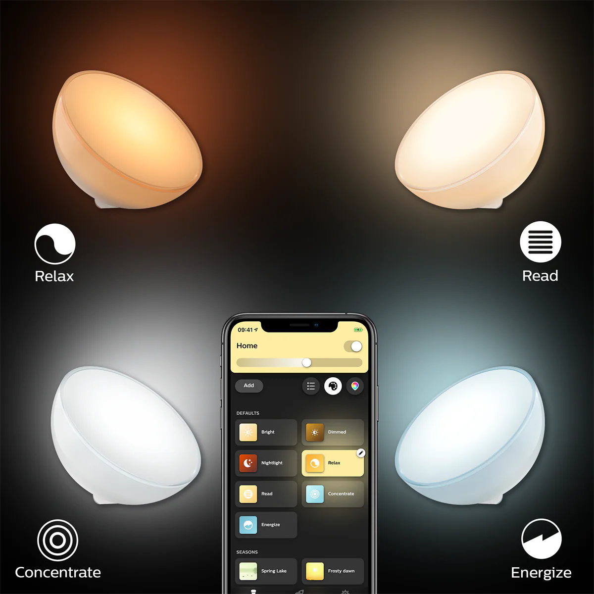 Philips Hue Go Portable Smart Lamp - 520lm - Synthetic - App Controlled - Image 4