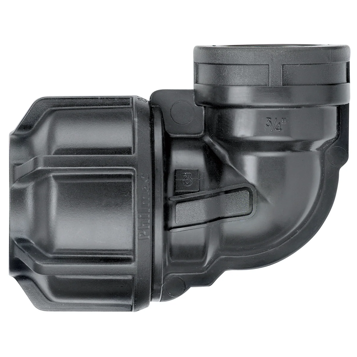 Philmac 25mm x 1 Poly Pipe Elbow - Polypropylene - 90 Degree - PN16