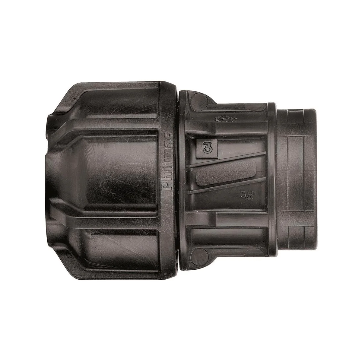 Philmac 3G Metric 32mm x 1-1/4in Poly Pipe End Connector Durable