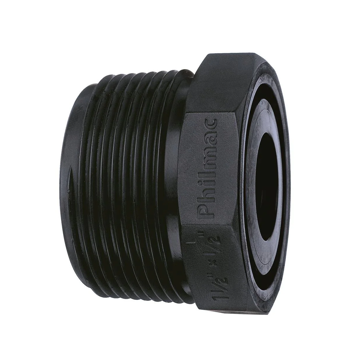 Philmac BSP Thread Pipe Bush 1 x 3/4 Inch Polypropylene Durable