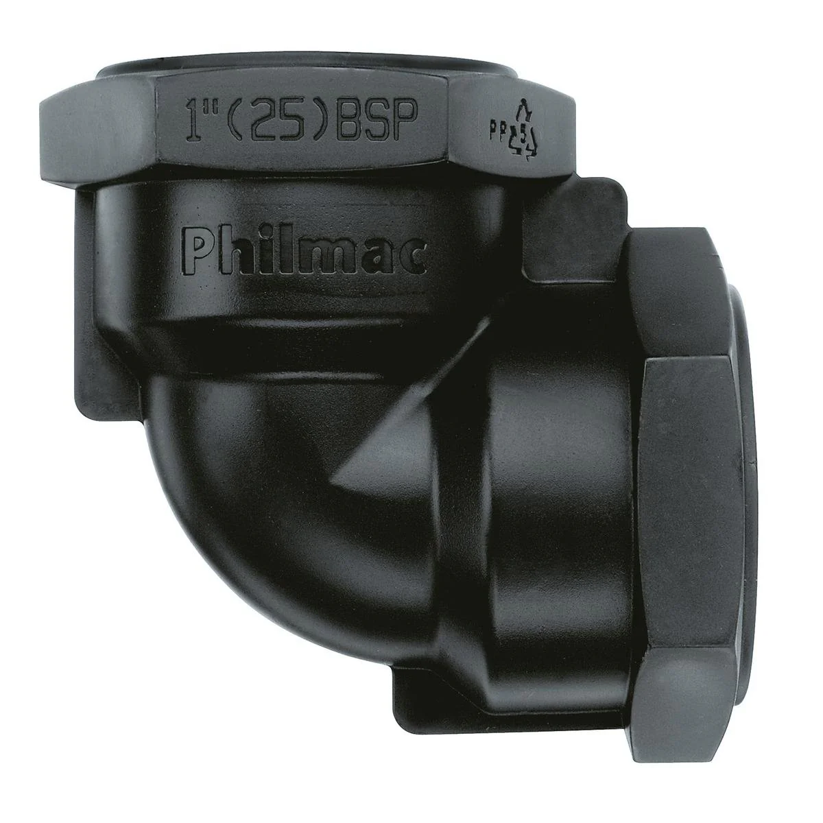 Philmac Pipe Elbow - 1 1/4" - Polypropylene - PN16 Rated