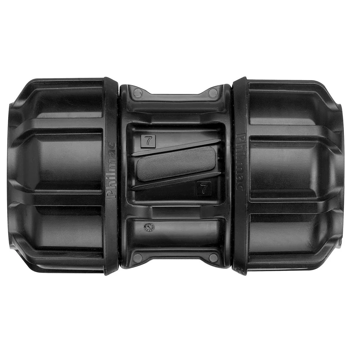 Philmac Pipe Joiner - 16mm - Polypropylene - Slide and Tighten