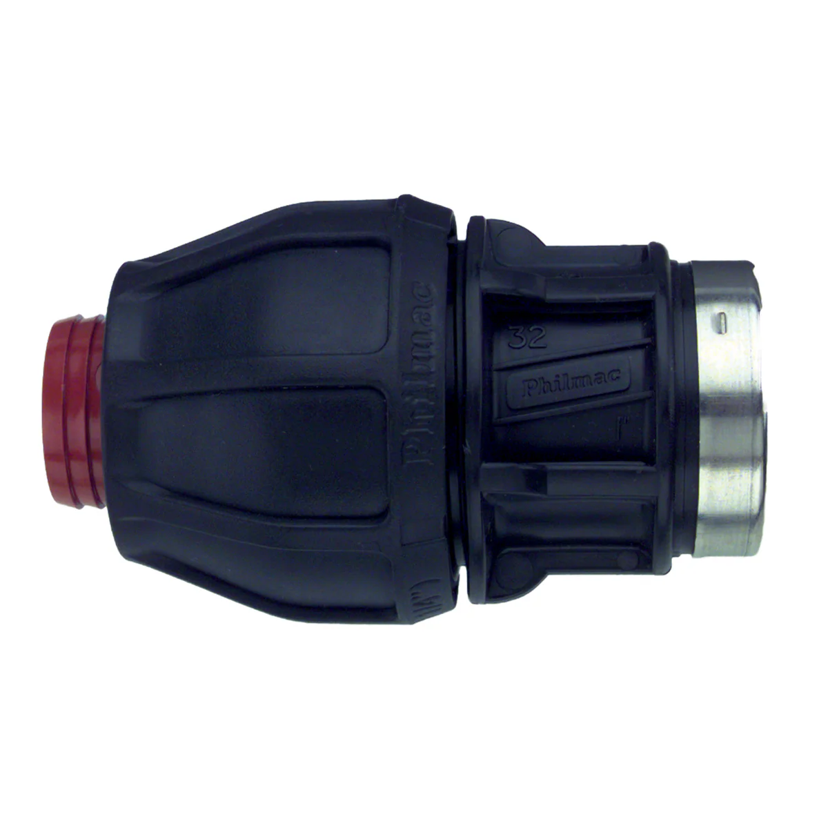 Philmac Rural End Connector - 1-1/2" x 1-1/2" - Polypropylene - Australian Made
