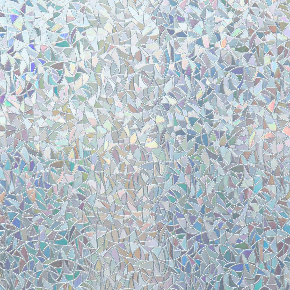 Pillar 0 Static Geo Holographic Window Film 900mm x 2000mm - Black - Adhesive-Free - Image 5
