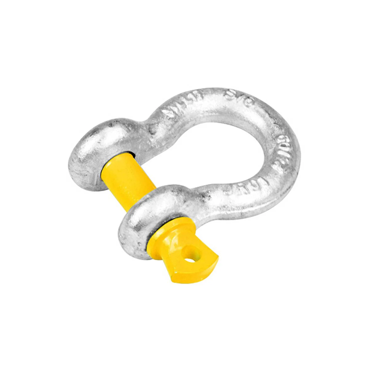 Pinnacle 10mm Galvanised Bow Shackle - Silver - Durable Lifting & Towing