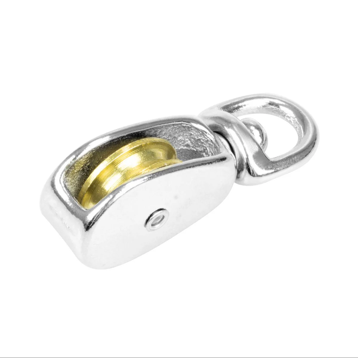 Pinnacle 25mm Nickel Plated Brass Pulley - Durable Lifting Component