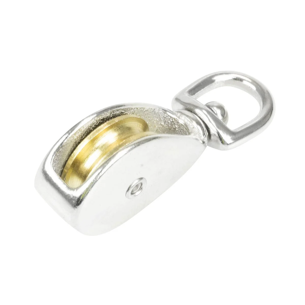 Pinnacle 38mm Nickel Plated Brass Pulley - Durable Lifting Component