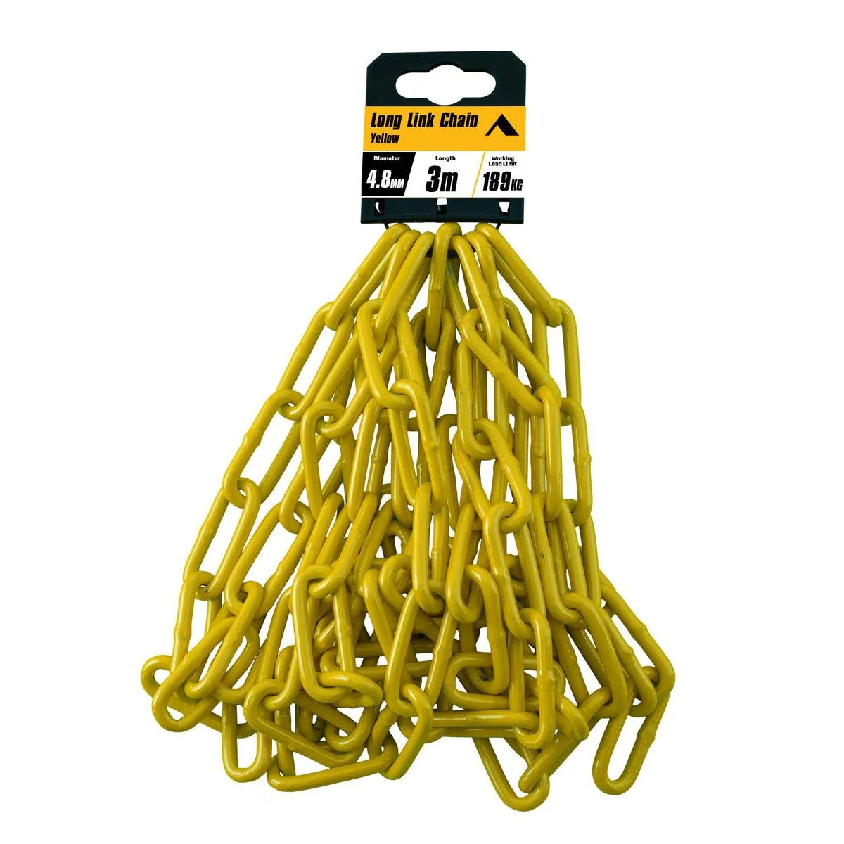 Pinnacle 4 Long Link Chain 8mm x 3m - Yellow - 189kg Load Rating