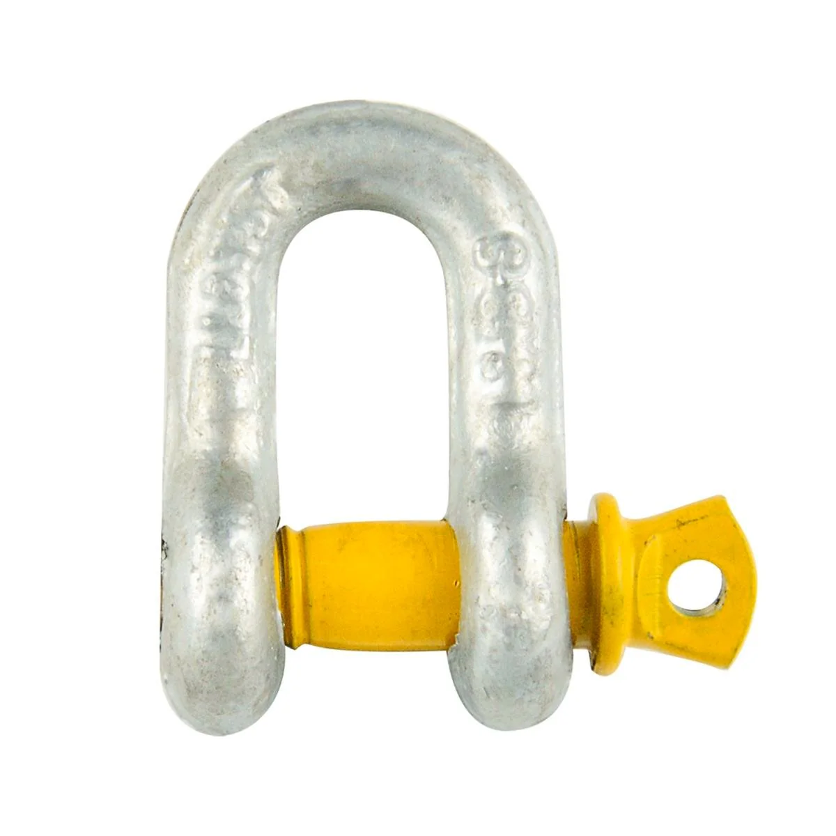 Pinnacle 8mm Galvanised D Shackle - Metal - Heavy Duty - 0.75T Limit