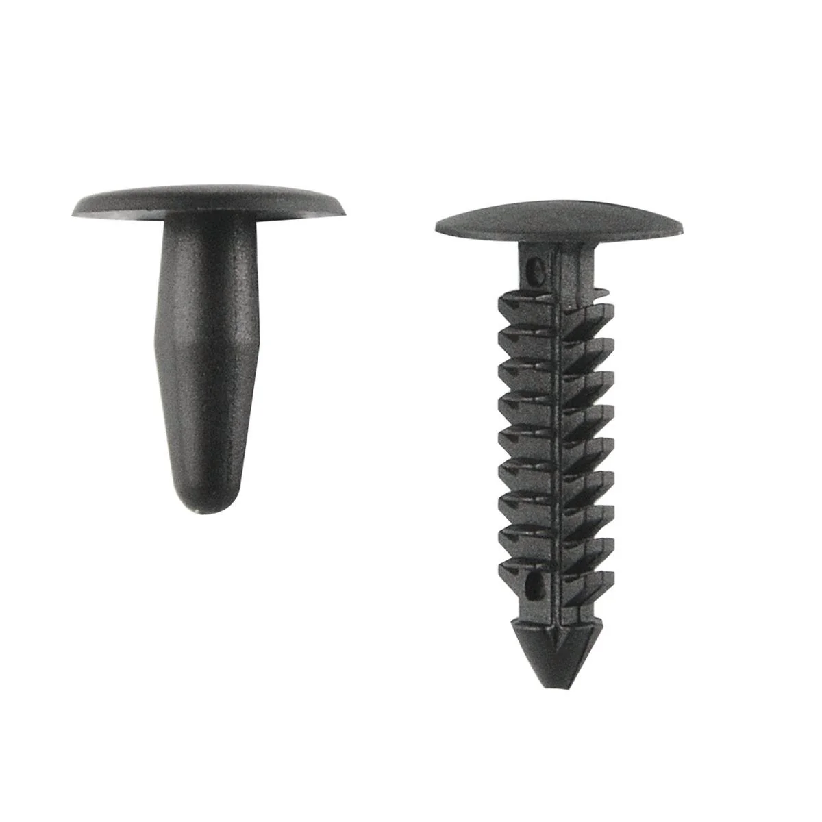 Pinnacle Black Nylon Trim Clips 4 Pack 13x24mm 14x15mm Durable Fastening