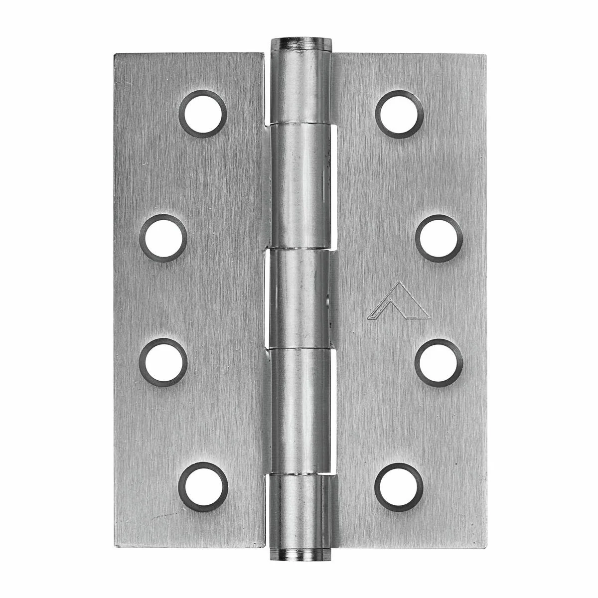 Pinnacle 100mm Single Fixed Pin Butt Hinge - Satin Chrome - Single Unit