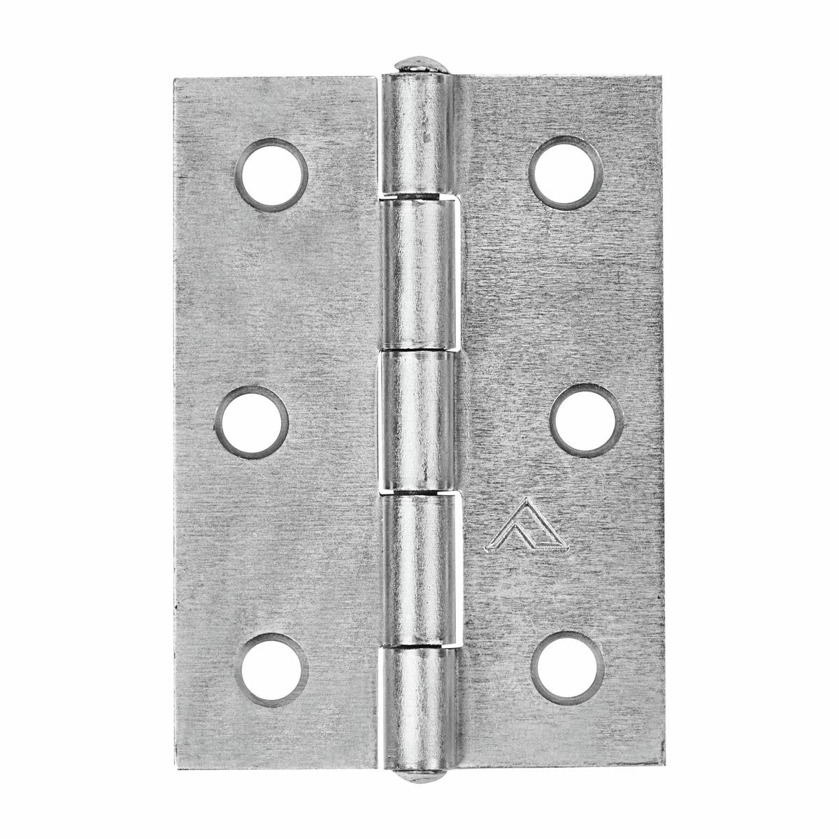 Pinnacle Butt Hinge - 70mm - Zinc Plated - Fixed Pin - 2 Pack