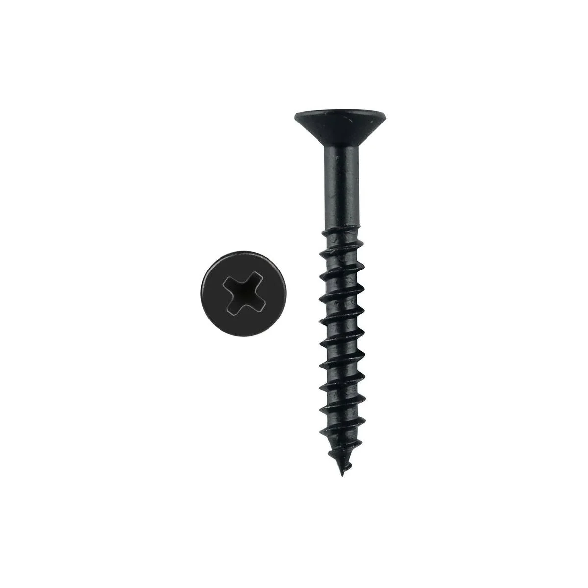 Pinnacle Countersunk Head Timber Screw 4.0mm x 30mm Black 20 Pack
