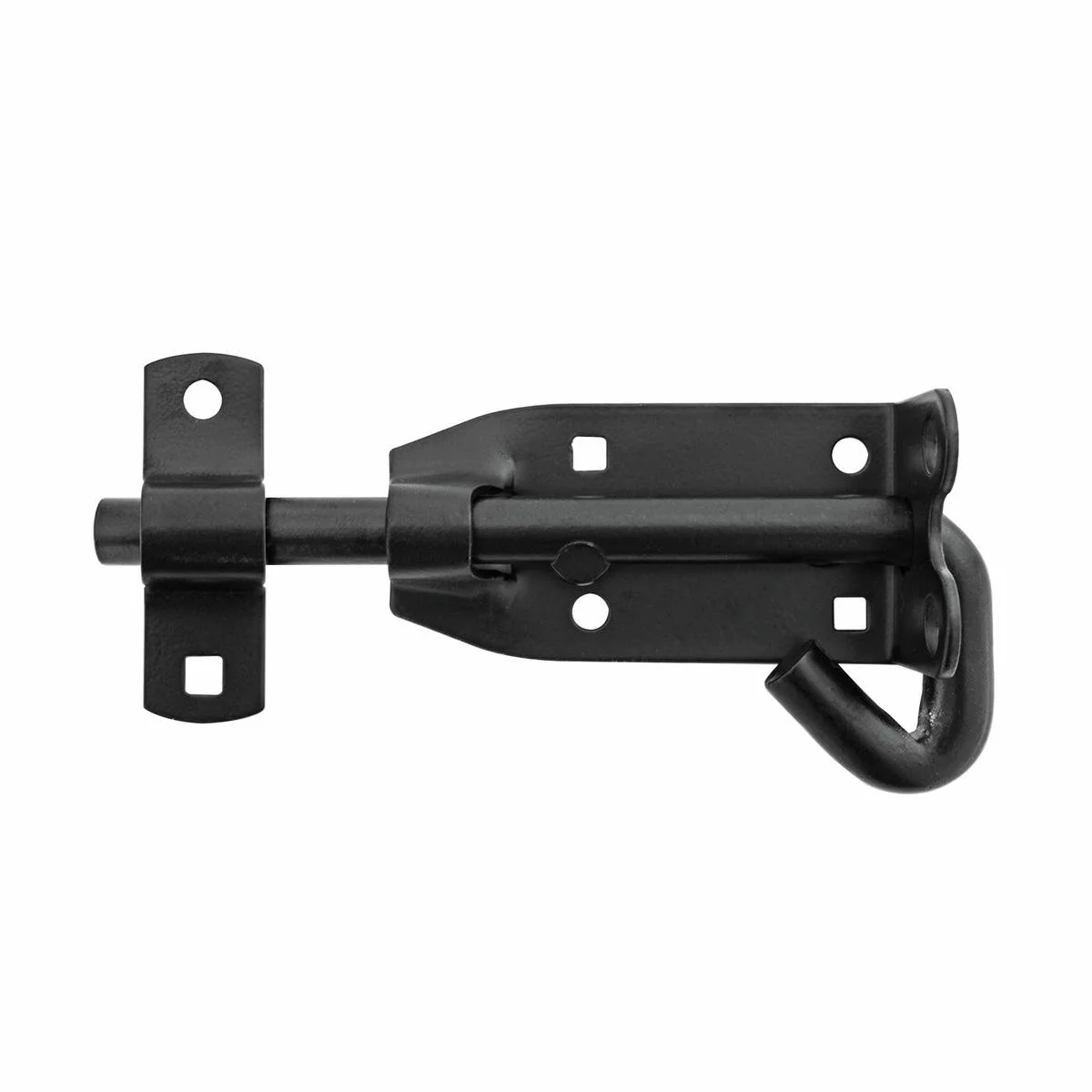 Pinnacle Double Eye Padbolt 150 x 12mm - Matte Black - Steel - 1 Pack