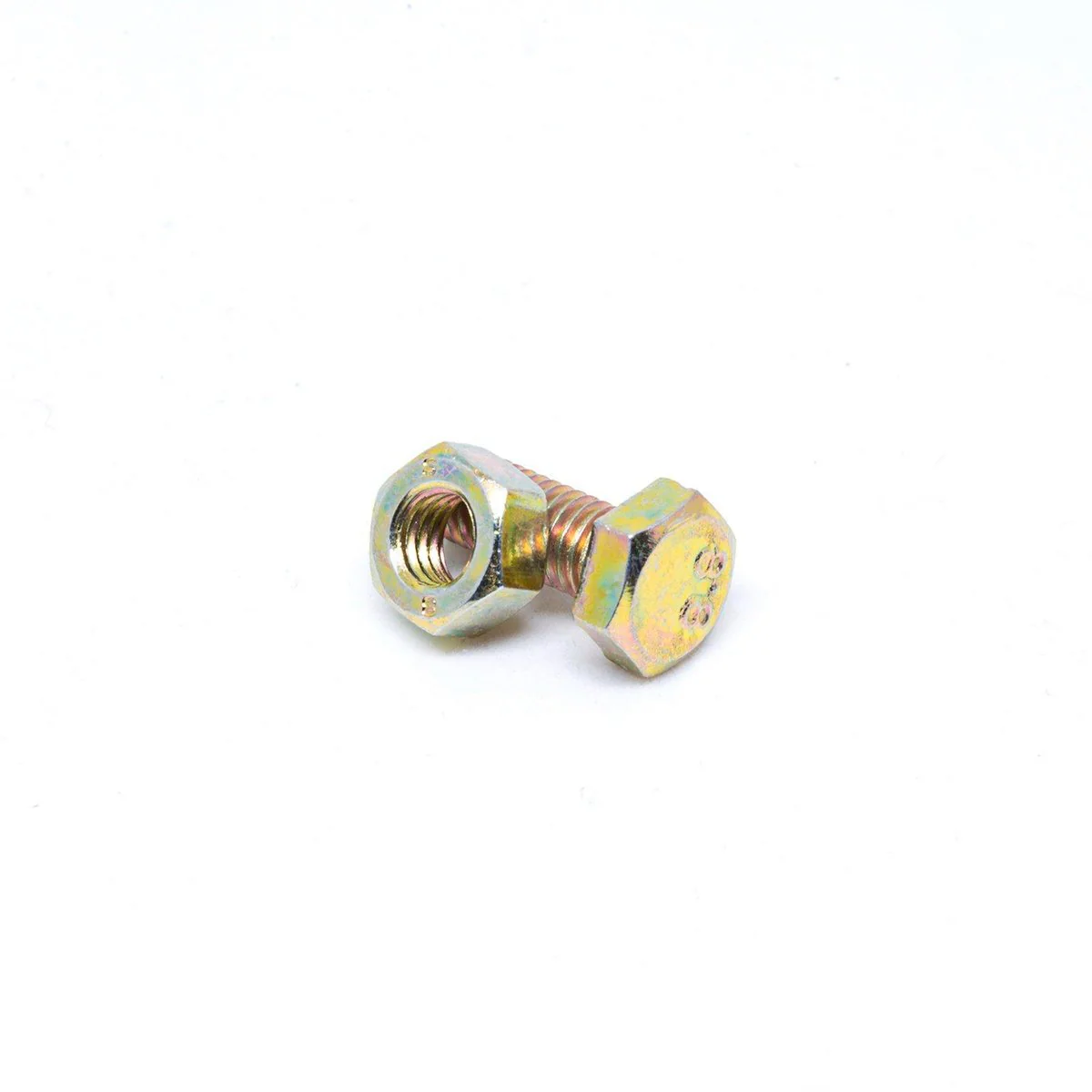 Pinnacle Hex Bolt & Nut - 3/8 x 1 1/2" - Yellow Zinc - High Tensile - 6 Pack