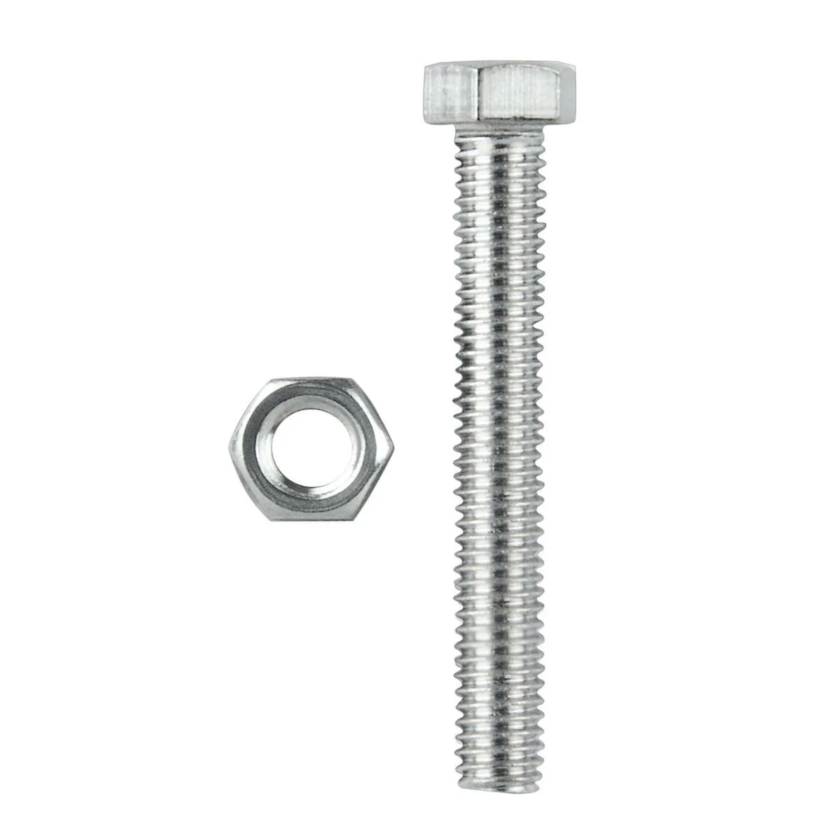 Pinnacle Hex Head Bolts and Nuts - M10 x 150mm - Stainless Steel - 2 Pack