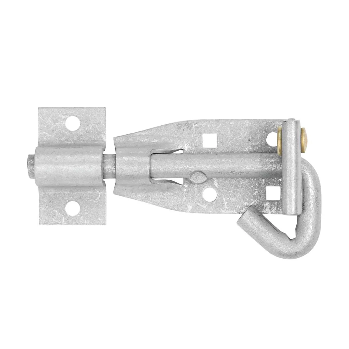 Pinnacle High Security Padbolt - 100mm x 10mm - Galvanized Steel - Anti-Theft Screws