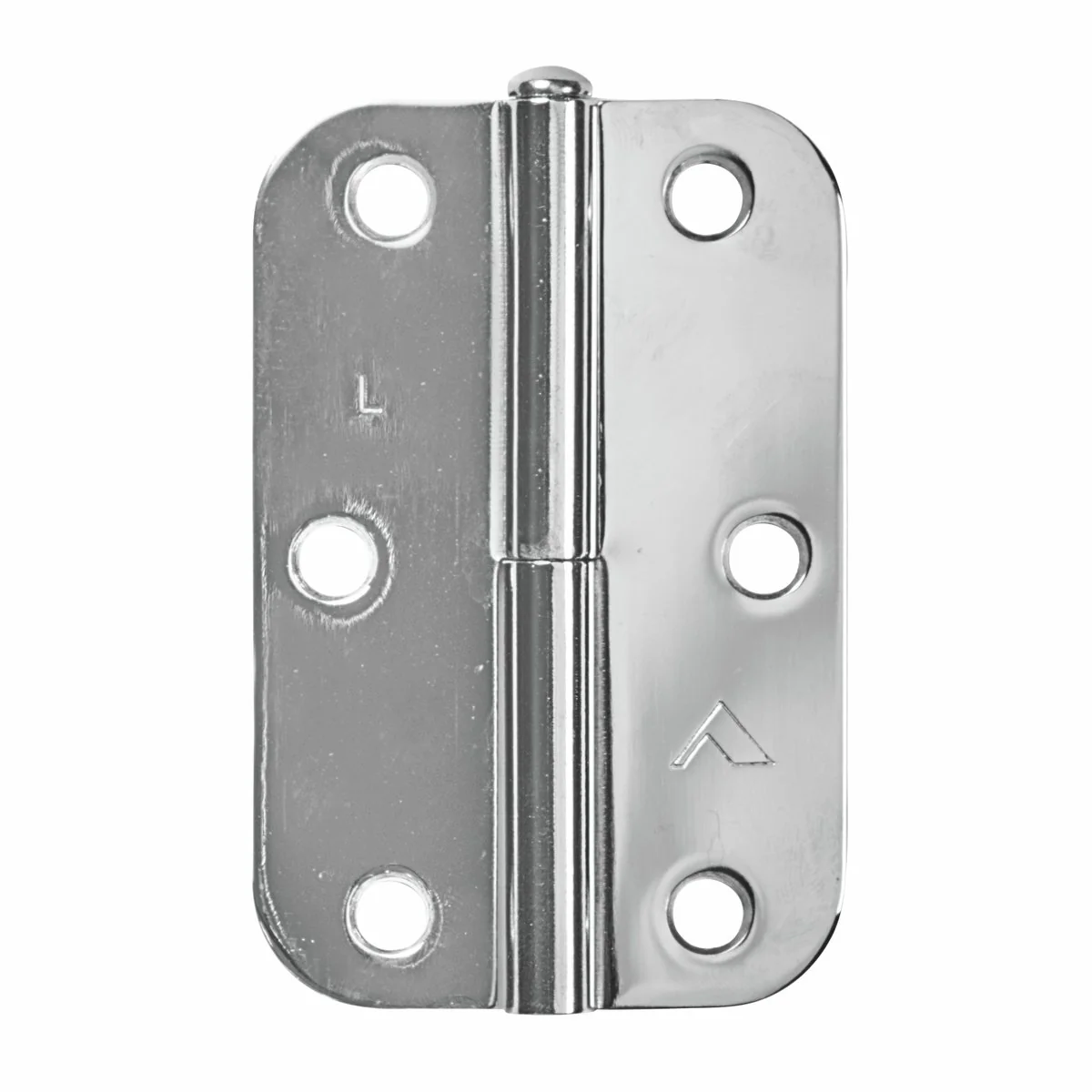 Pinnacle Lift Off Radius Hinge - 90mm - Chrome Plated - Left Hand