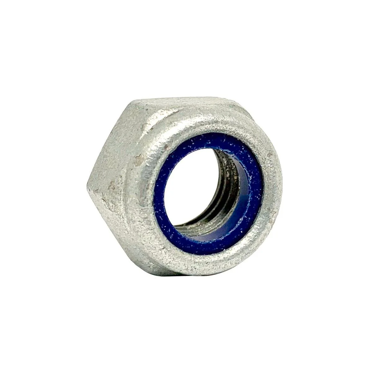 Pinnacle Lock Nut - M10 - Galvanised - Nylon Insert - 10 Pack