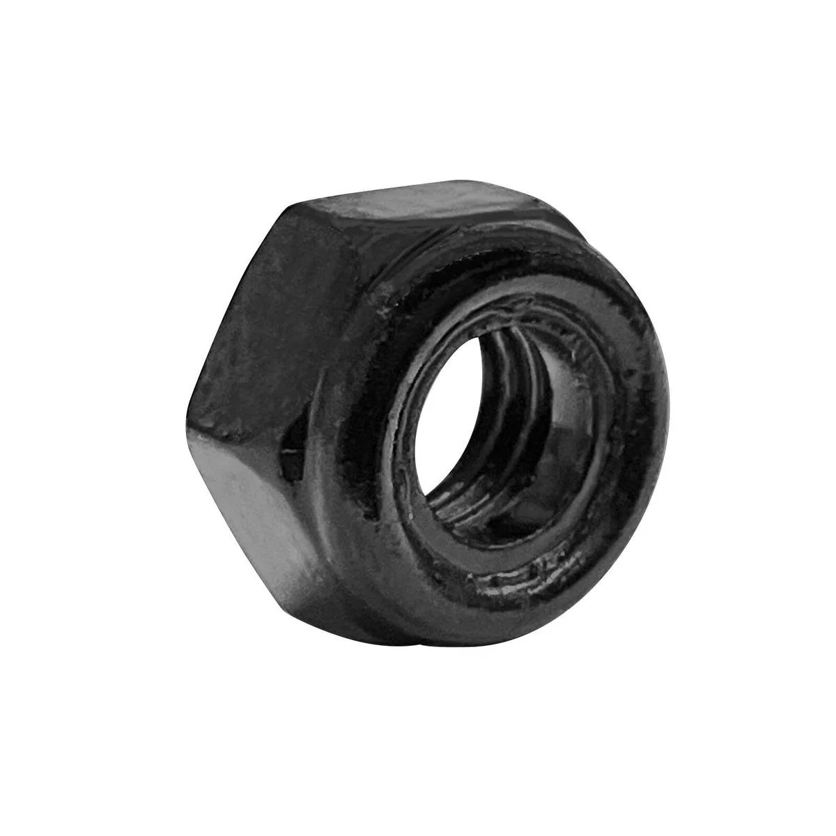 Pinnacle M4 Nylon Lock Nut 10 Pack - 0.7mm Thread Pitch - Black