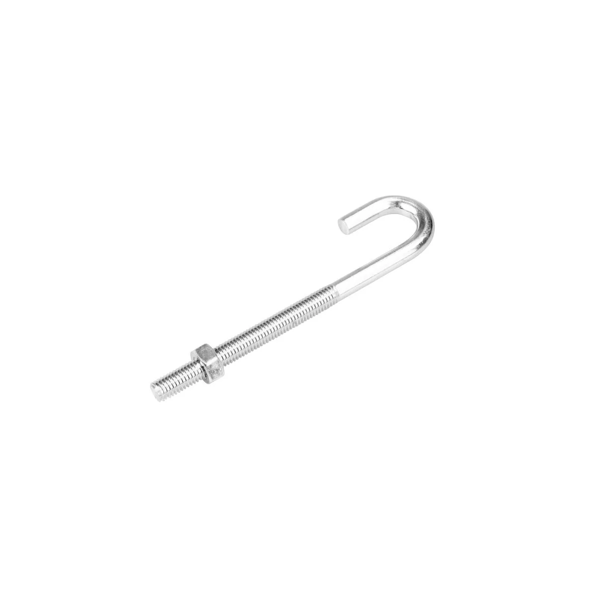 Pinnacle M6 J Bolt - Zinc Plated - 100mm x 13mm - Corrosion Resistant