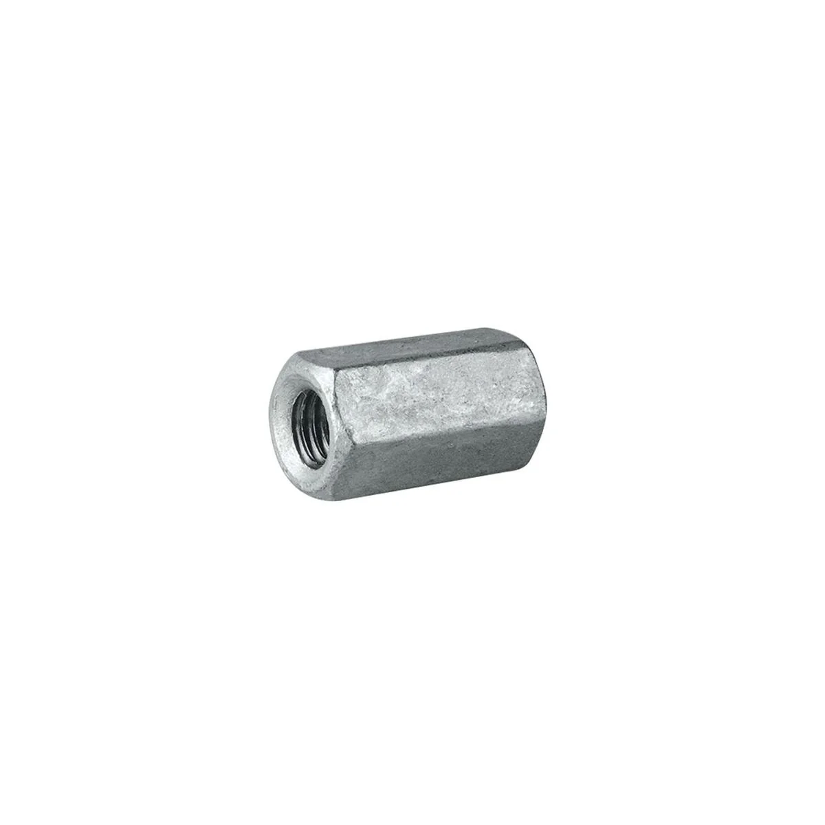 Pinnacle M8 x 24mm Galvanised Hex Coupler - 4 Pack - Metal - Durable