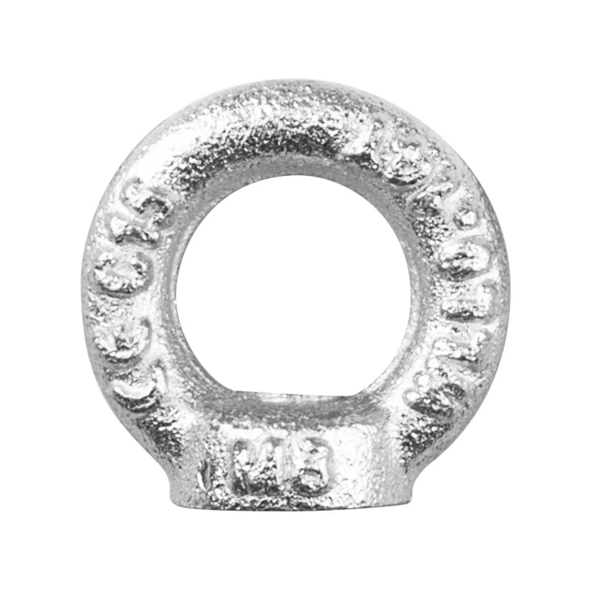 Pinnacle M8 Zinc Plated Eye Nut 35x37x8mm Heavy Duty Steel 0.14T
