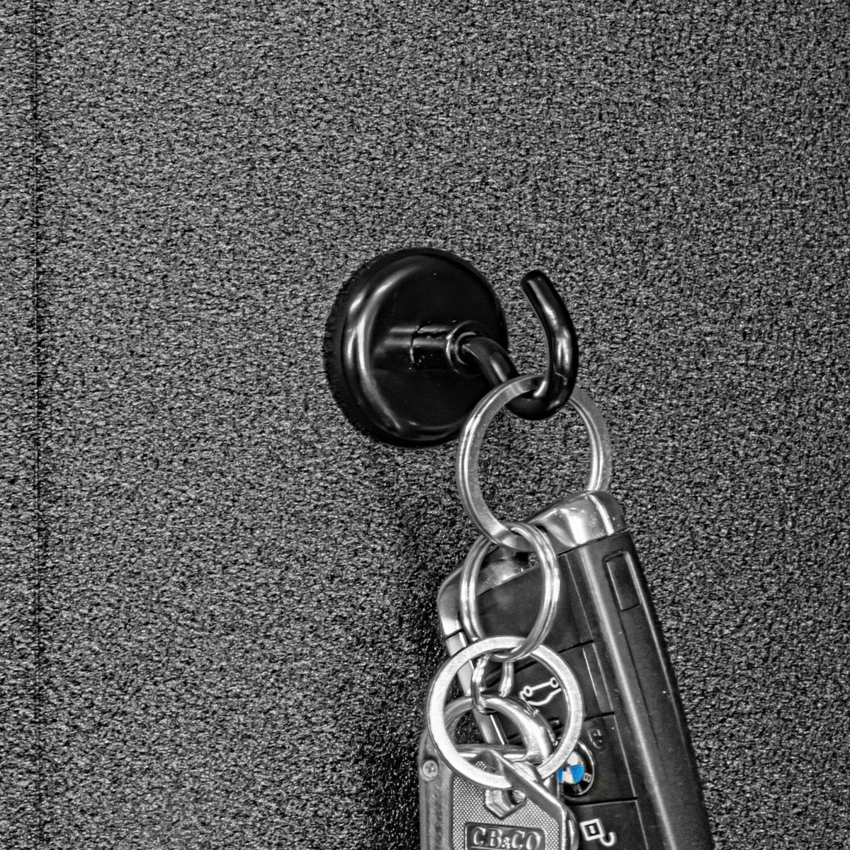 Pinnacle Magnetic Hook 4 Pack - 36mm - Black - Rare Earth Magnets - Image 2