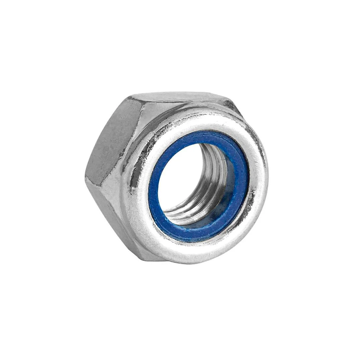 Pinnacle M10 Zinc Plated Nylon Lock Nut 4 Pack - 48mm x 17mm - Metal