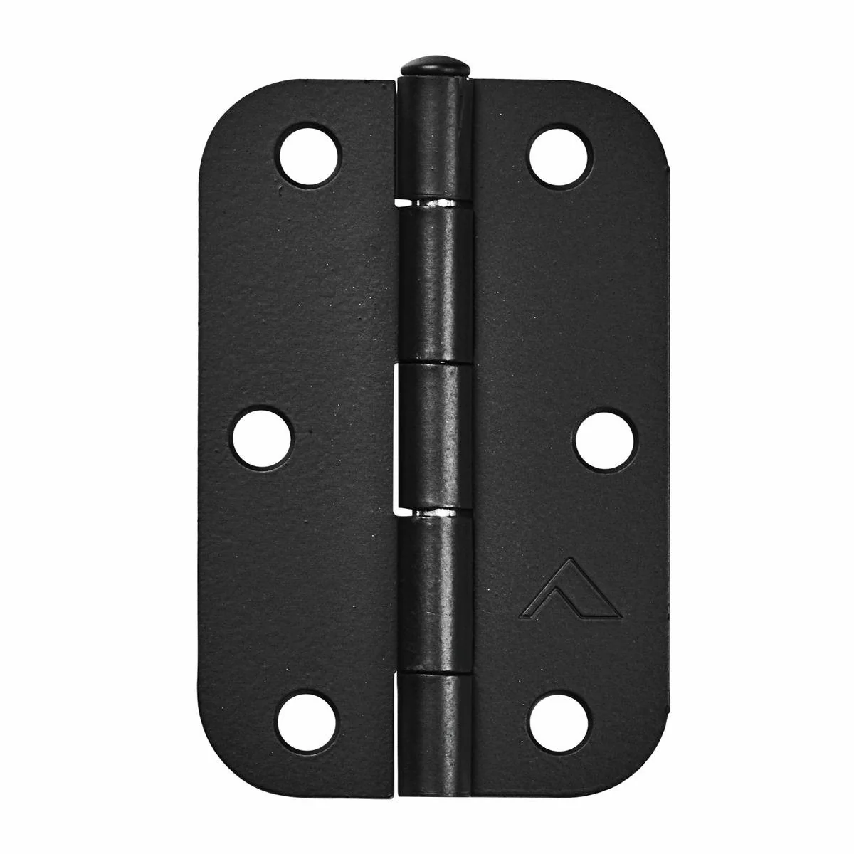 Pinnacle Radius Butt Hinge - 90mm - Matte Black - Loose Pin - 2 Pack