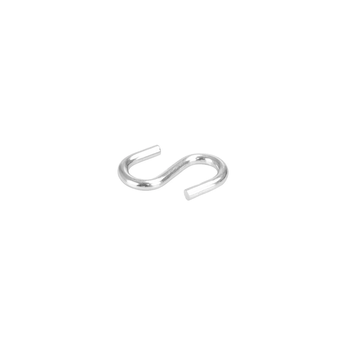 Pinnacle Zinc Plated S Hooks - 60 x 6mm - 5 Pack - Durable - Corrosion Resistant