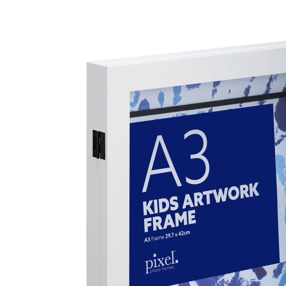 Pixel A3 DIY Craft Frame - 330 x 452mm - White - Display Kids' Artwork - Image 2