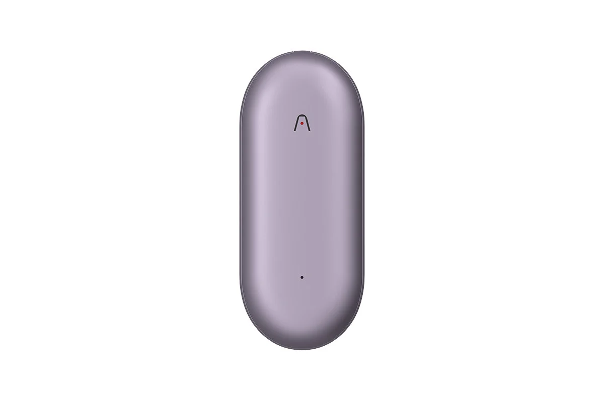 PLAID NotePin AI Voice Recorder - Sunset Purple, Smart Transcription