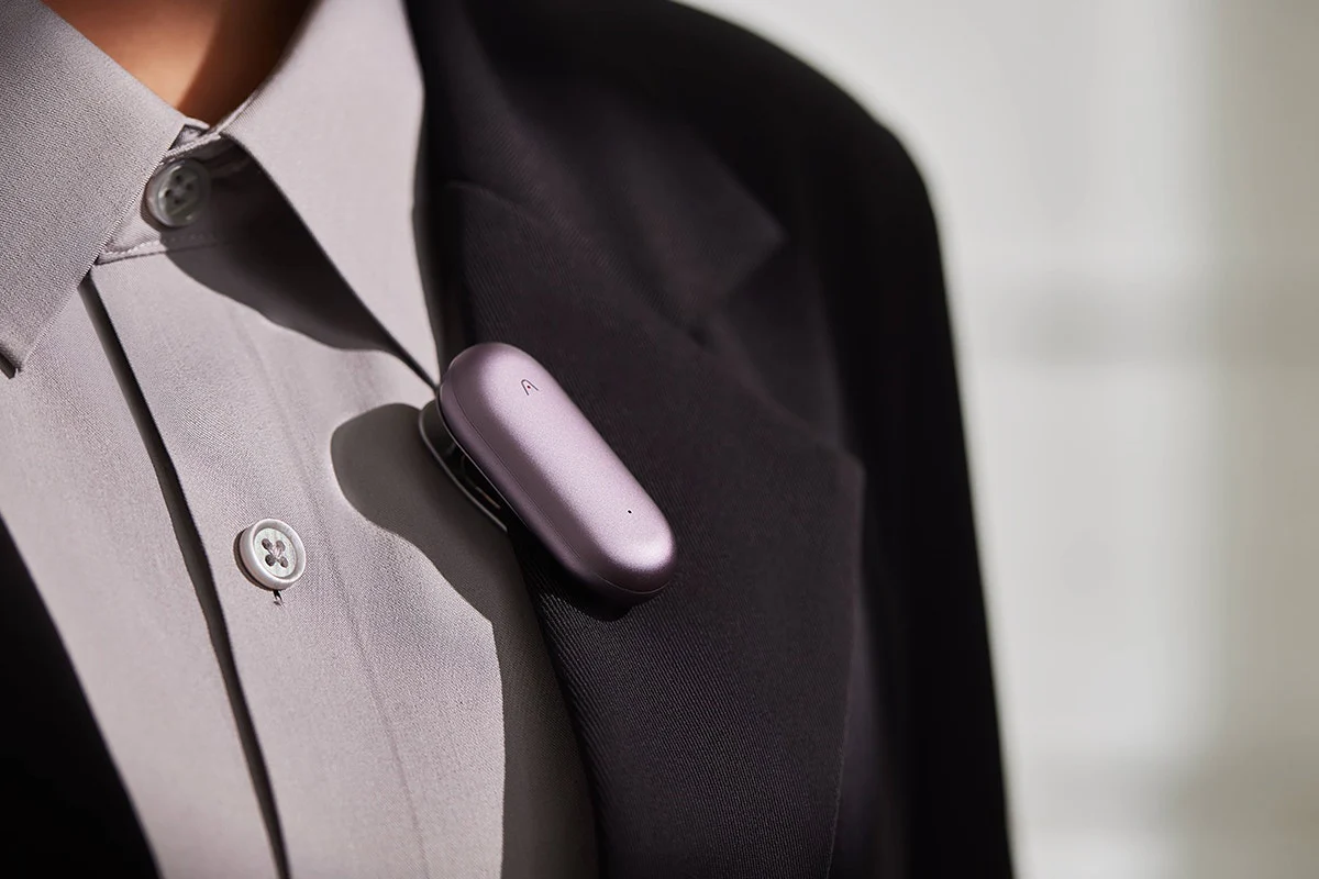 PLAID NotePin AI Voice Recorder - Sunset Purple, Smart Transcription - Image 13