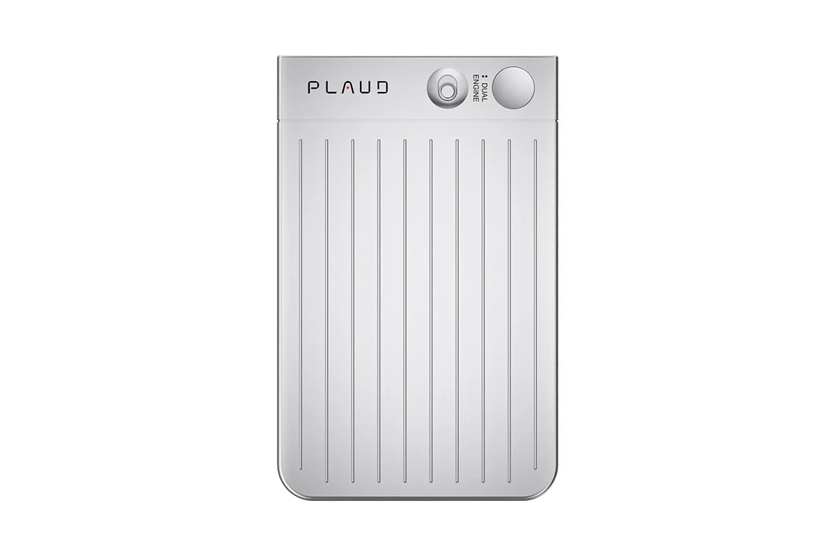 PLAUD Note AI Voice Recorder - Smart Transcription & Summaries (Silver)