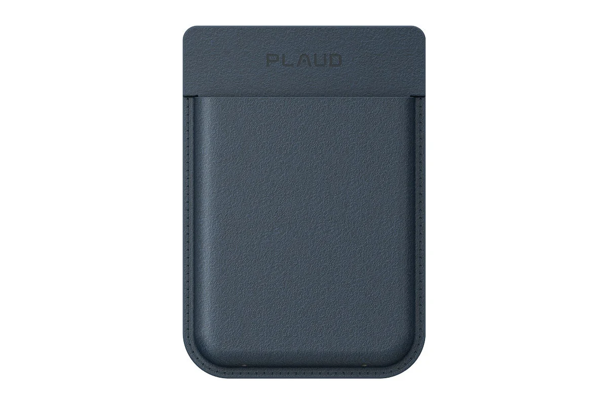 PLAUD Note Pro Magnetic Case Dark Blue Leather Protective Case