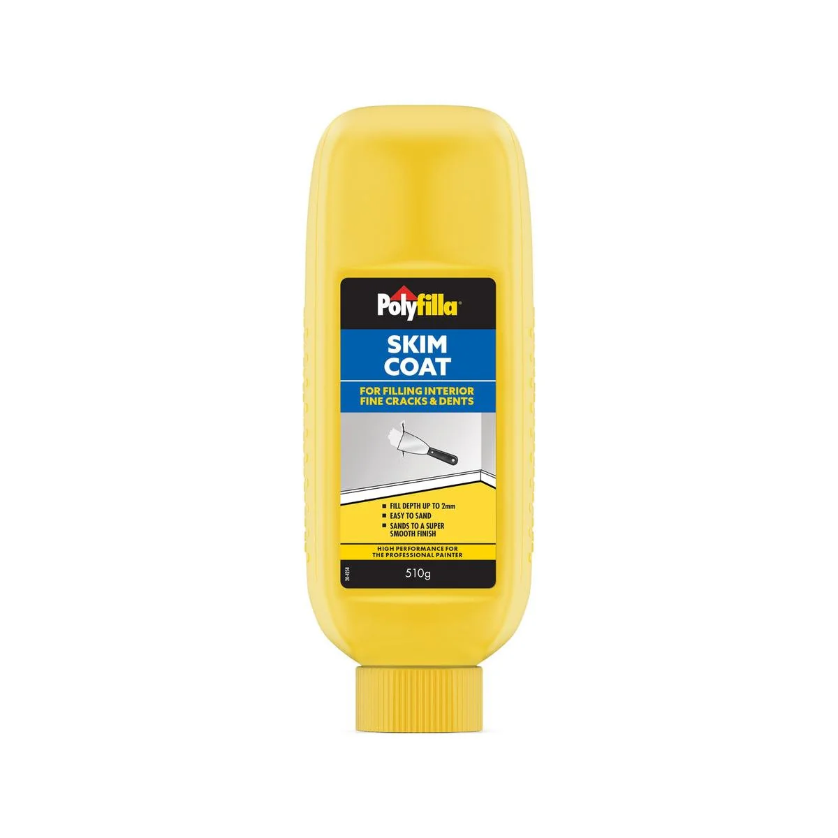 Poly 510g Skim Coat Filler 510g Plaster Easy To Sand Interior