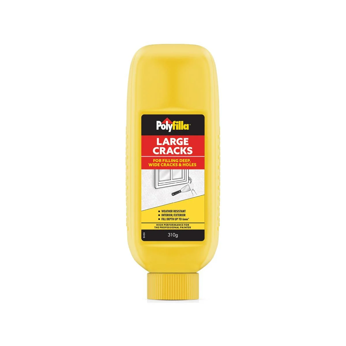 Poly Large Cracks Filler - 310g - Mortar - Weatherproof, Sandable