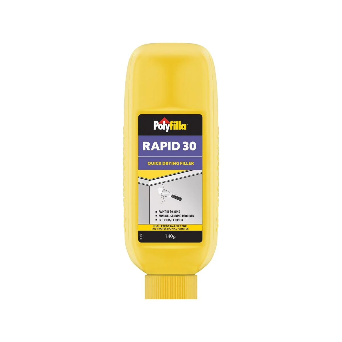 Poly Quick Dry 140g Rapid Filler - 140g Plaster - Fast Drying Finish