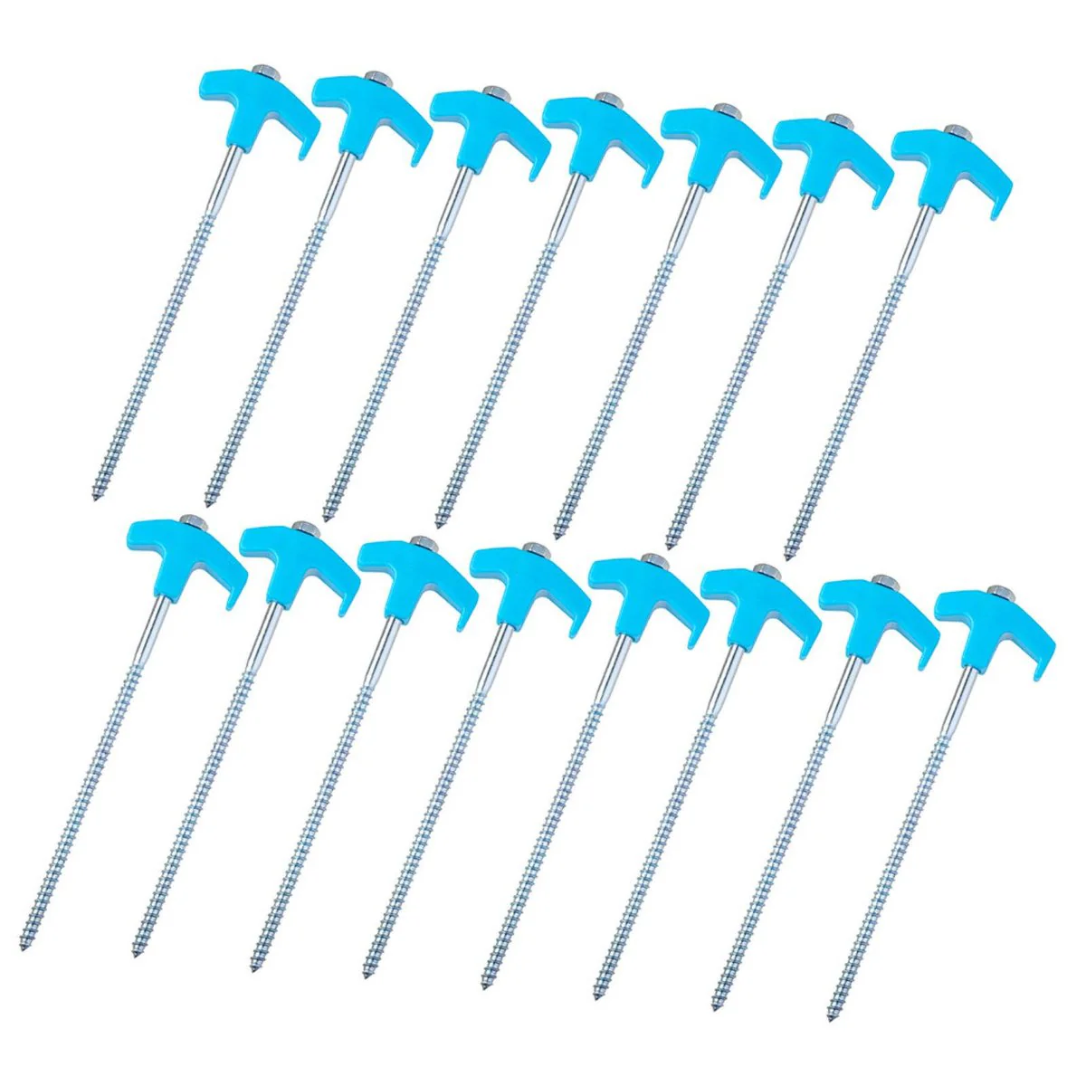 Polytuf Heavy Duty Screw in Peg 15 Pack - 220mm - Rust Resistant - Blue - Image 4