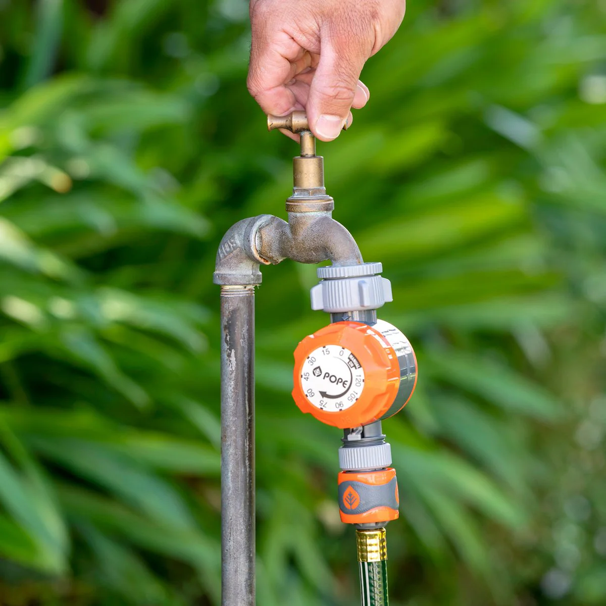 Pope 2 Hour Tap Timer - Manual Garden Watering Timer - 100mm x 200mm x 85mm - Image 4