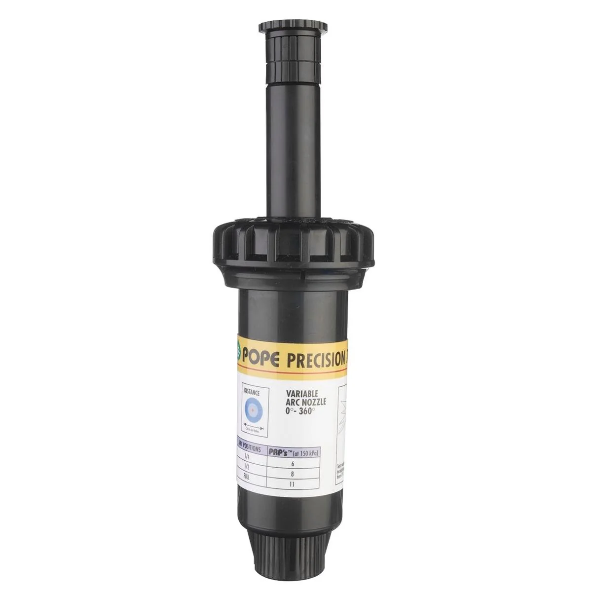 Pope 75mm Precision Spray Pop Up Sprinkler - ABS Plastic - Efficient Watering