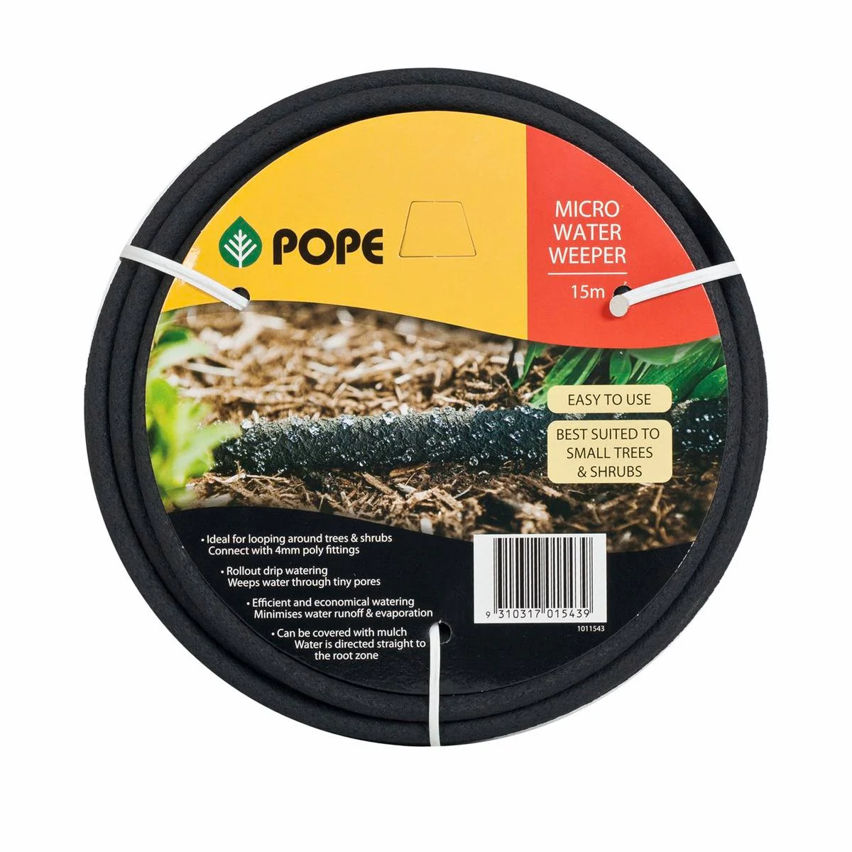 Pope Micro Water Weeper Hose - 15m - 4mm - UV Resistant