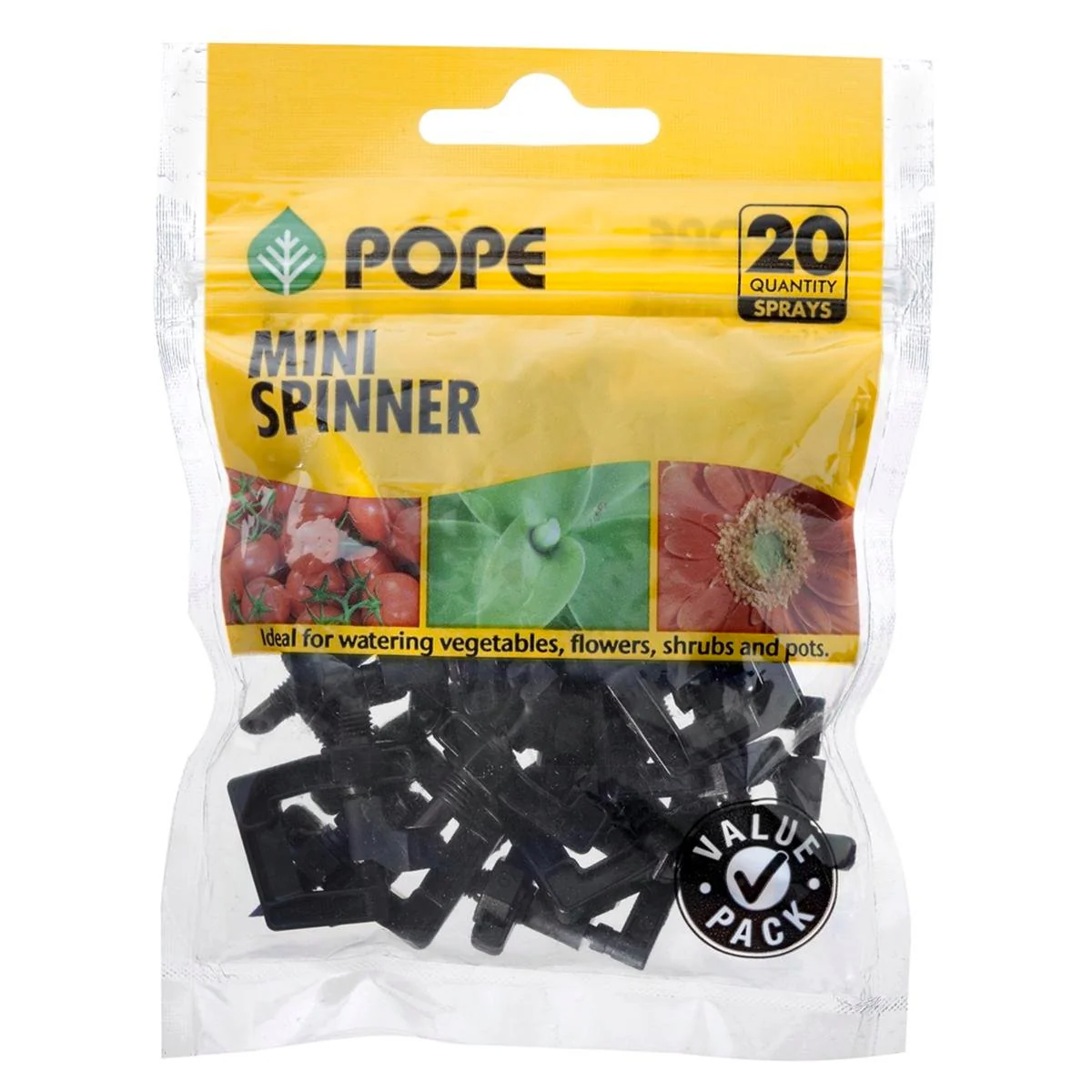 Pope Mini Spinner 20 Pack - Watering Solution - Polypropylene - 1.5m Radius