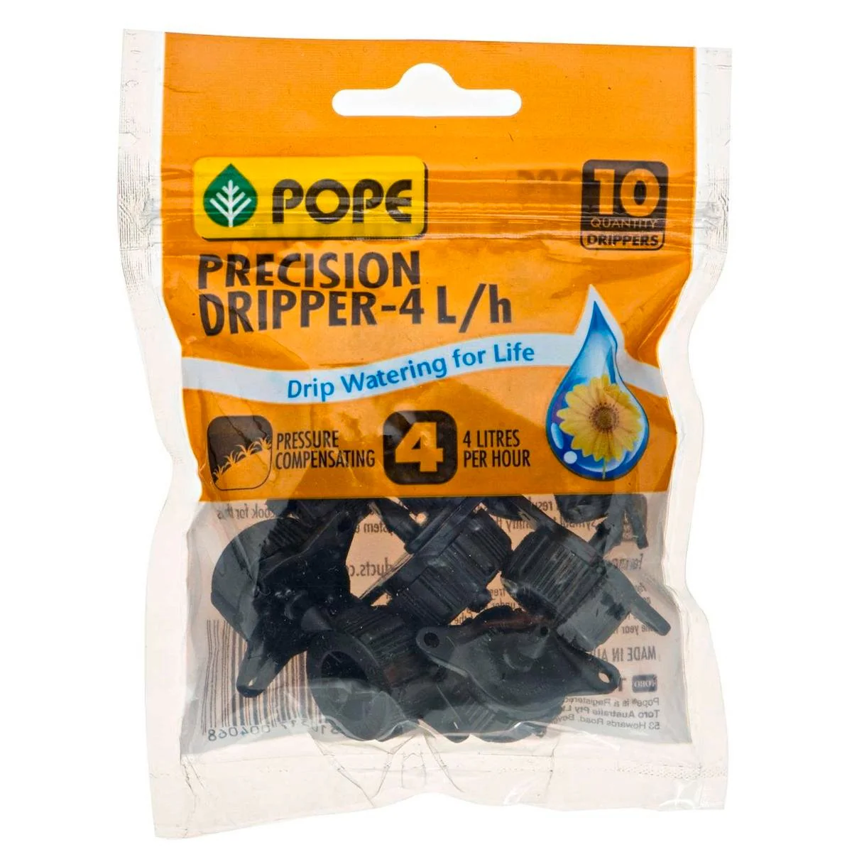Pope Precision Barbed Dripper - 10 Pack - 4L/H - Efficient Watering - Image 3