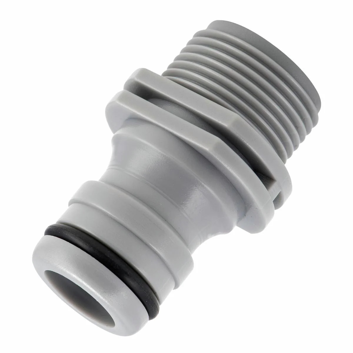 Pope 20mm Bsp Sprinkler Adaptor - 18mm Garden Hose Connector - Grey