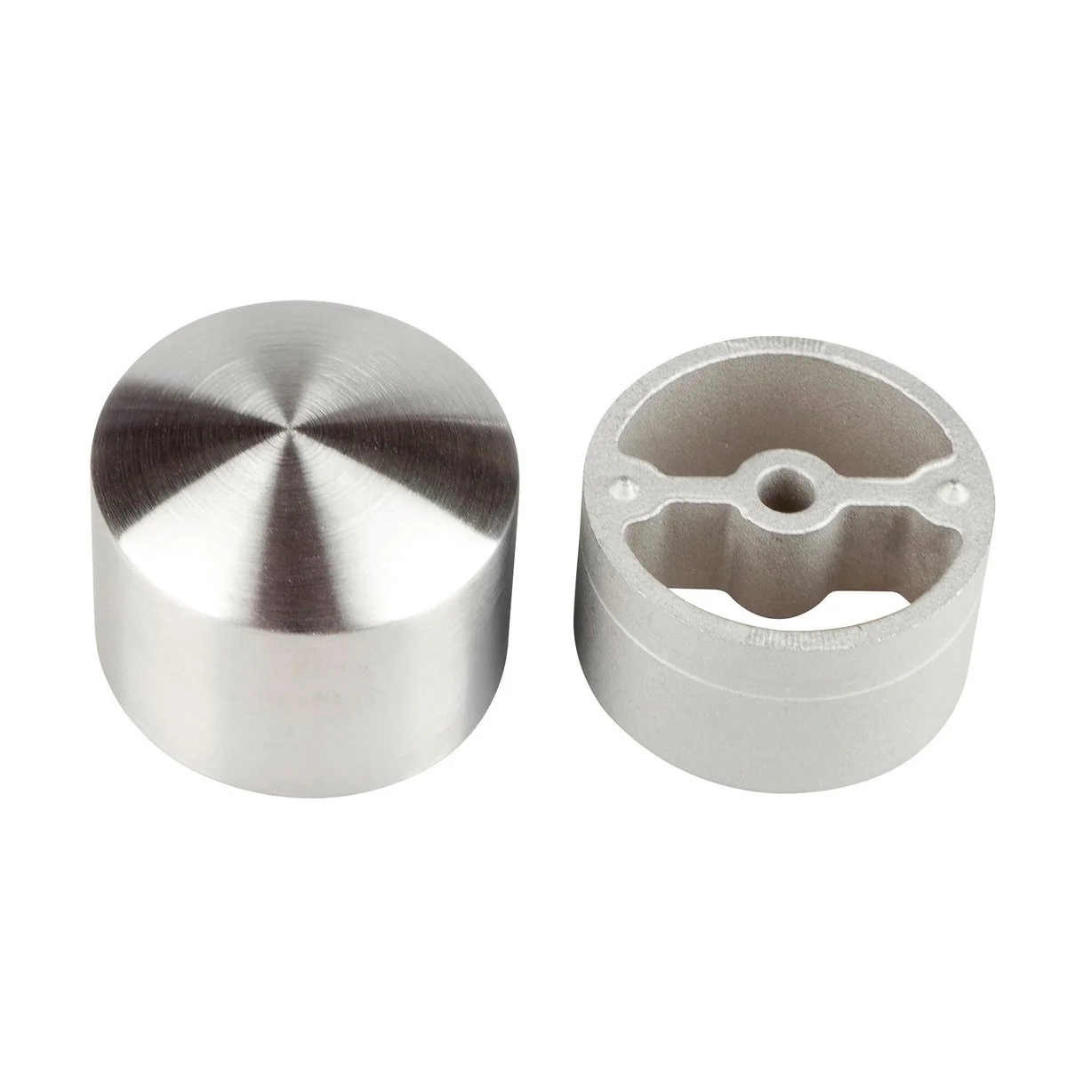 Porta Handrail Cap - 30mm - Stainless Steel - Easy to Install