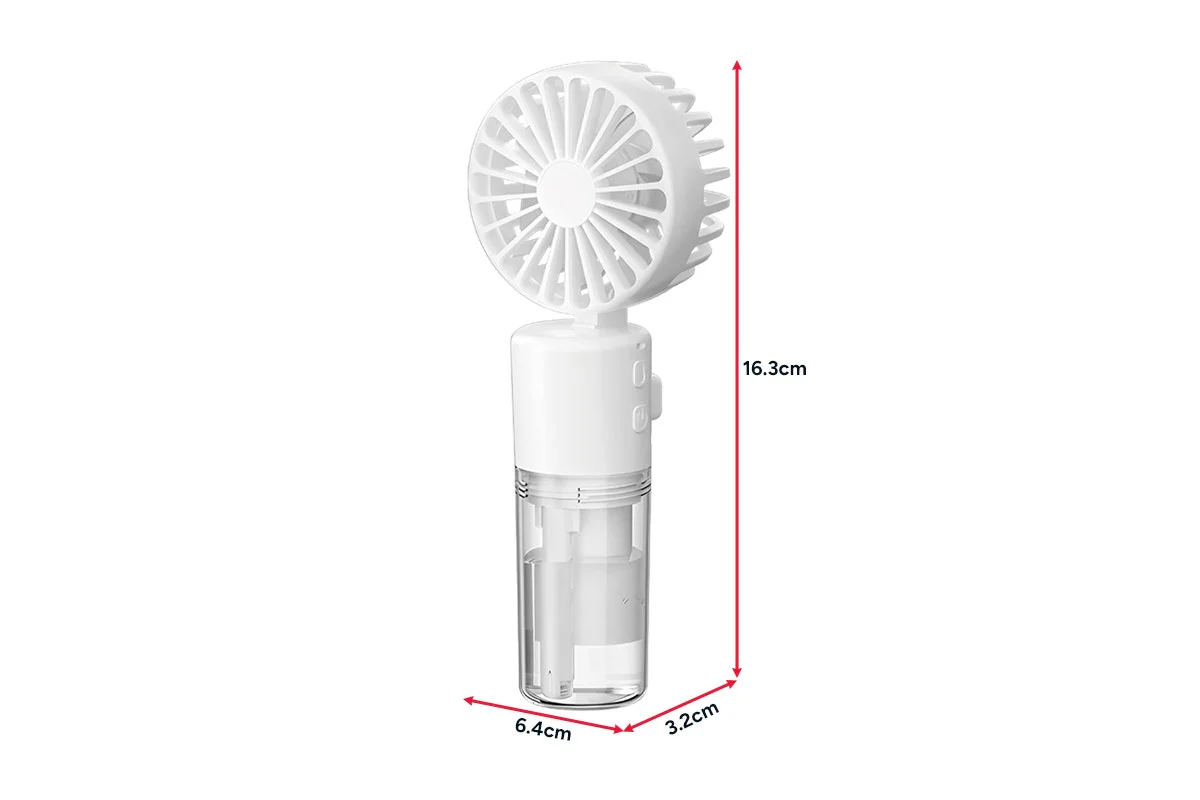 Portable Handheld Misting Fan with 4-Speed Airflow & Rechargeable Battery - Image 17