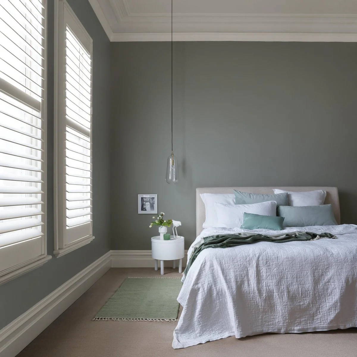 Porter S 100ml Broadwall Washable Paint - French Green - Eggshell Finish - Image 2
