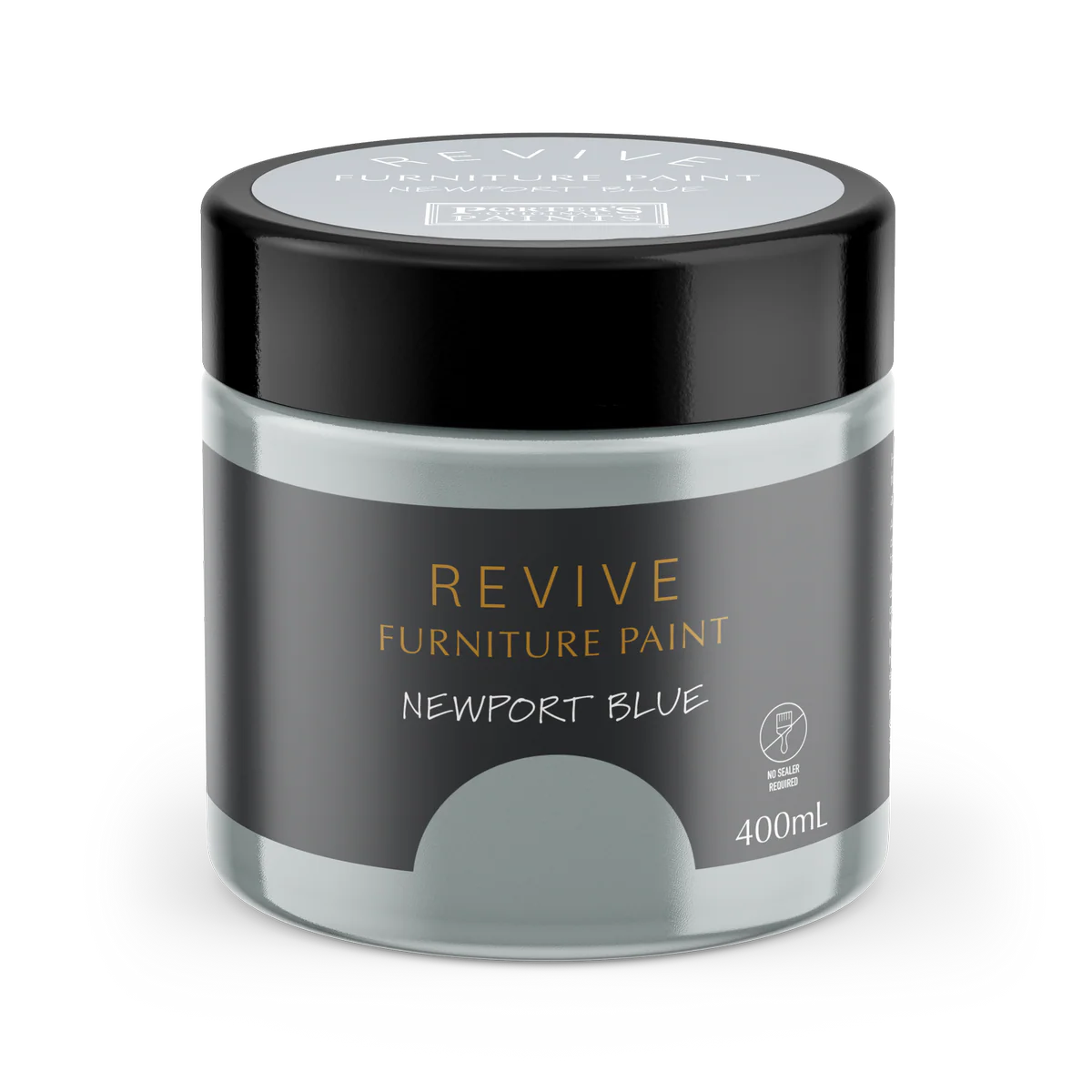 Porters Revive Furniture Paint 400ml - Newport Blue - Self-Levelling Finish